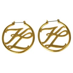 Karl Lagerfeld Logo Hoops