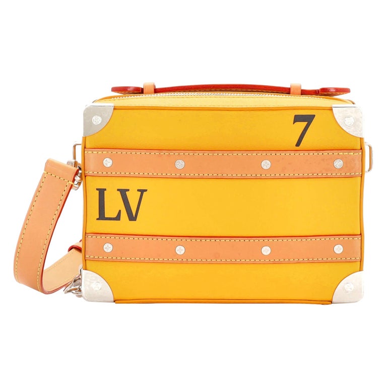 Louis Vuitton Handle Soft Trunk Bag Graphic Printed Leather For Sale at  1stDibs