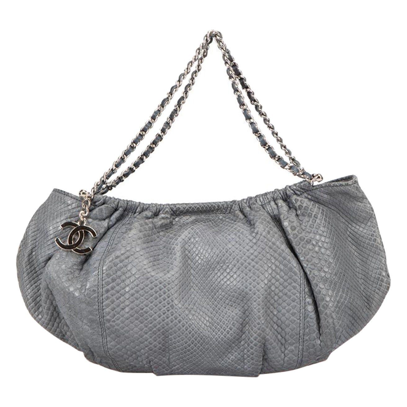 Chanel Vintage 90's Satin Mini Pill CC Crossbody Bijoux Chain Clutch For  Sale at 1stDibs