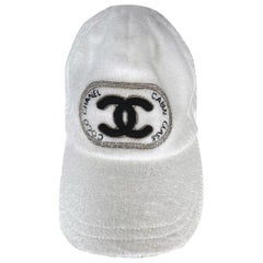 Chanel Rare CC Logo Fluffy Baseball Cap