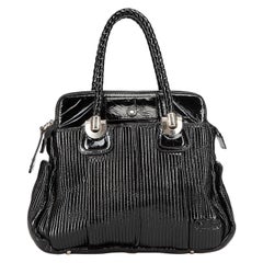 Borsa Chloé da donna con brevetto nero Heloise