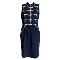 Chanel Navy Dress - 63 For Sale on 1stDibs