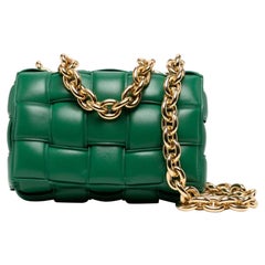 Bottega Veneta Green Chain Cassette Bag