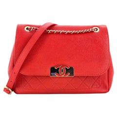 Chanel Tricolor CC Multi-Pocket Wallet on Chain Quilted Goatskin at 1stDibs
