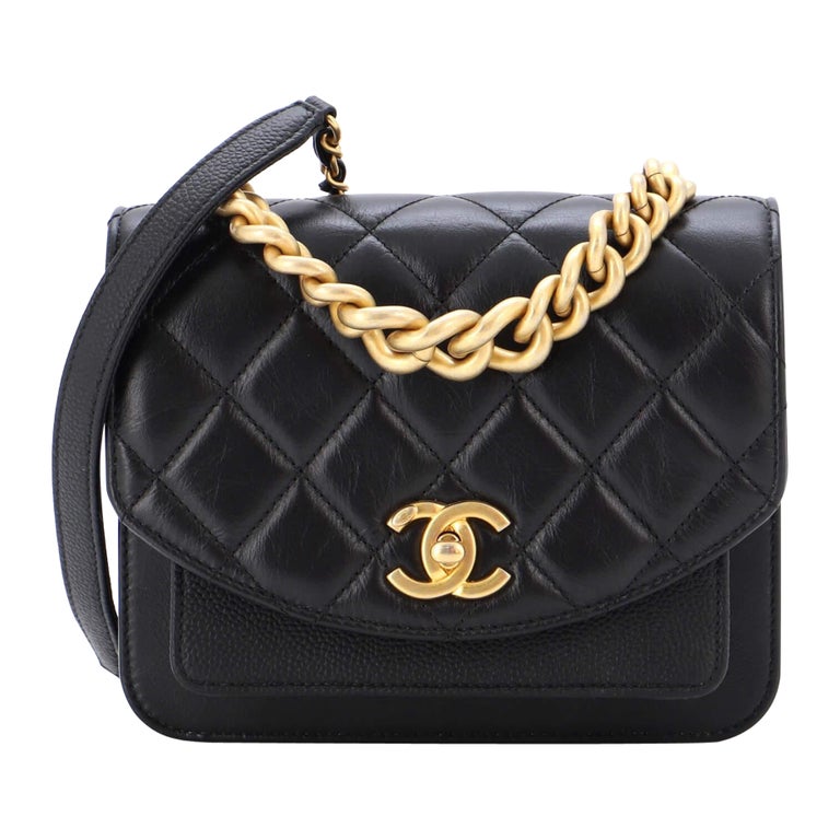Chanel Dark Pink Quilted Glazed Caviar Extra Mini Flap Bag at 1stDibs