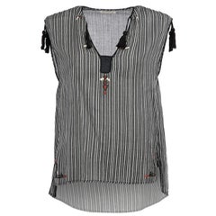 Isabel Marant Étoile Navy & White Stripe Top Size S