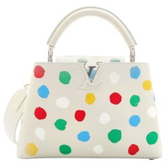 Louis Vuitton Capucines Bag Yayoi Kusama Painted Dots Taurillon Leather BB