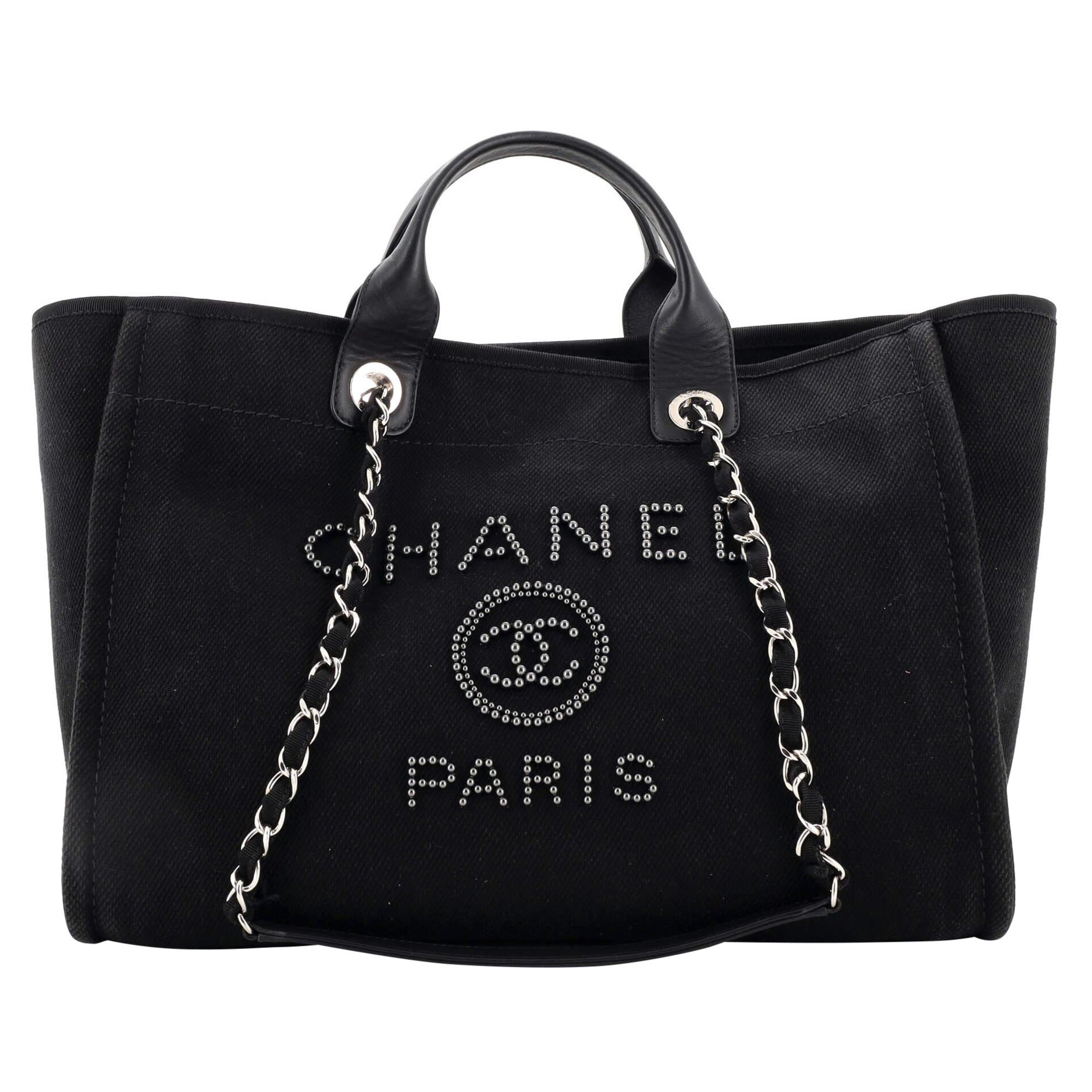 Chanel Deauville Tote Pearl - For Sale on 1stDibs