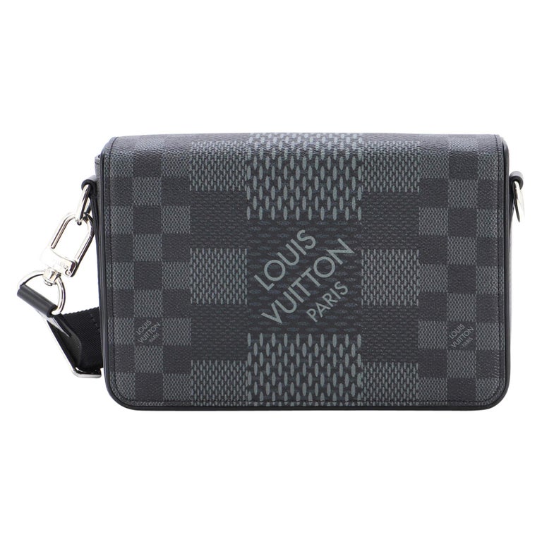 Louis Vuitton Large Dark Brown Utah Leather Sac Plat Messenger Bag s214lv83  For Sale at 1stDibs