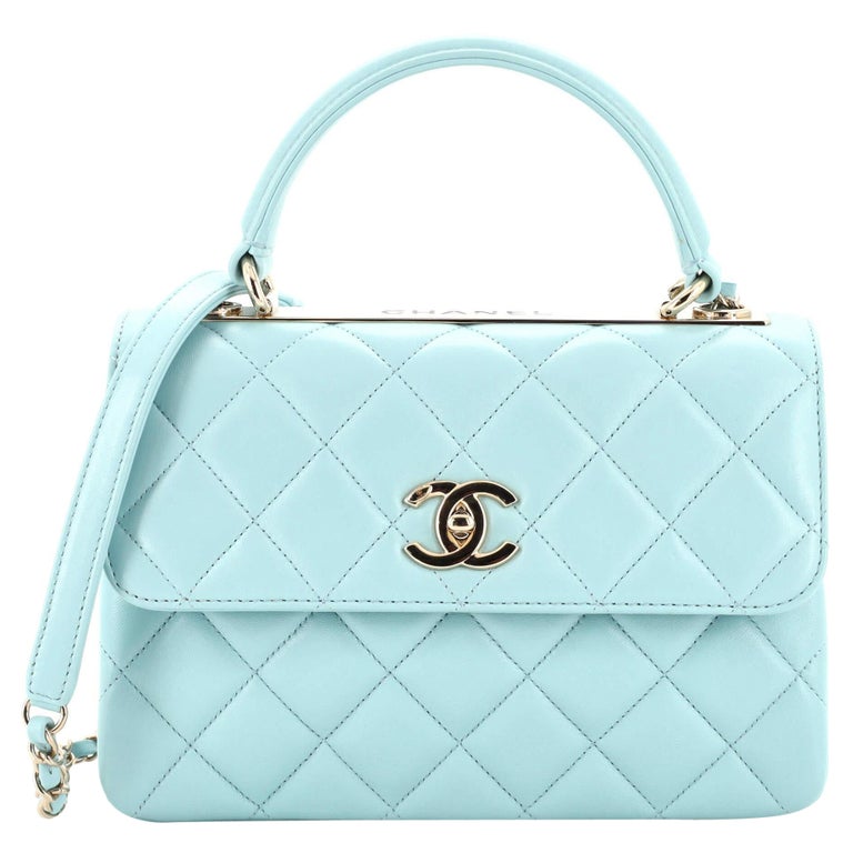 Chanel Coco Top Handle Bag Quilted Caviar Medium at 1stDibs