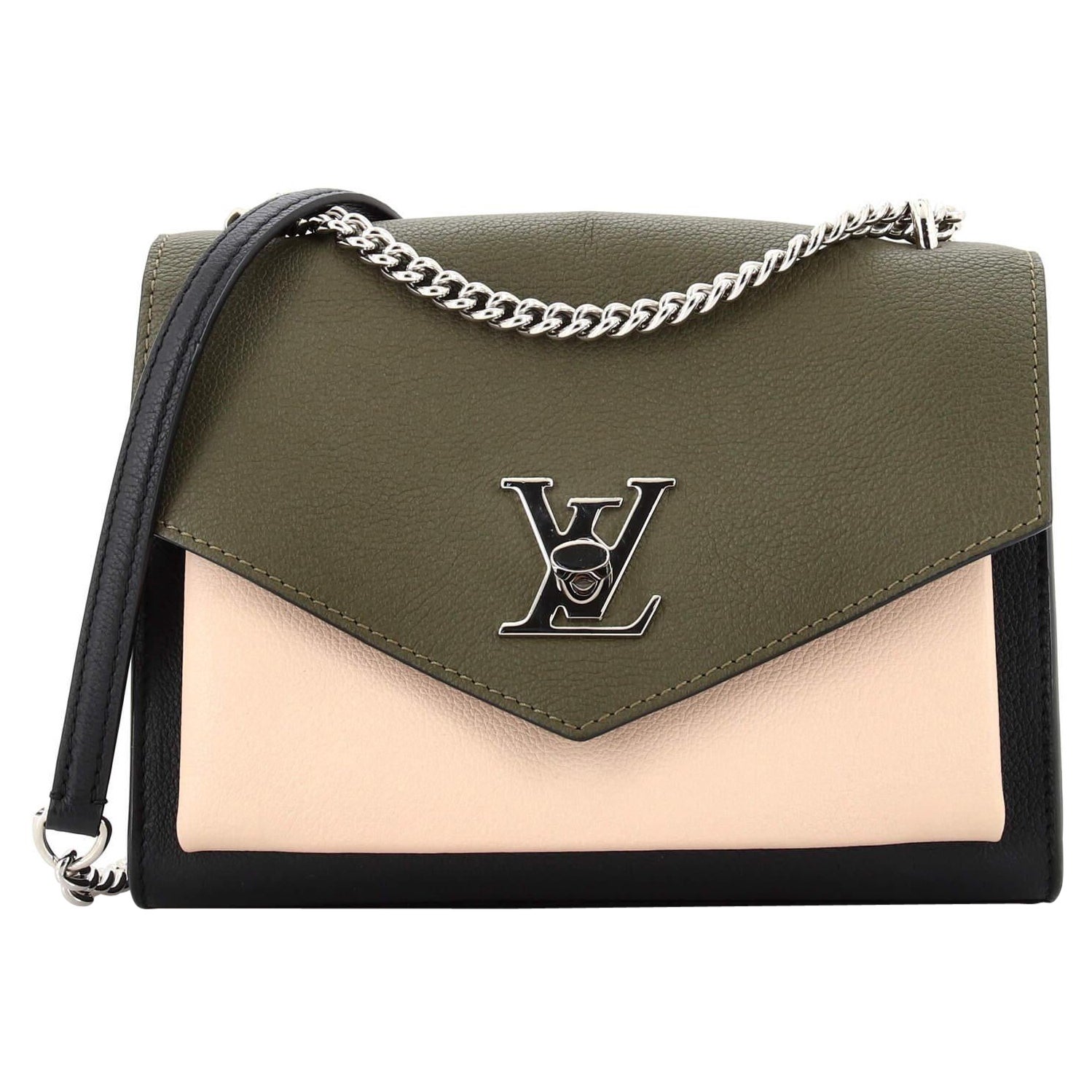 Louis Vuitton Mylockme Handbag Leather BB