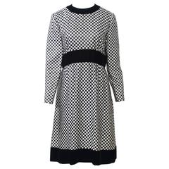 Black and White Ribbon Dress 7