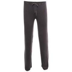 Loro Piana - Pantalon à manches larges en maille de cachemire grise S