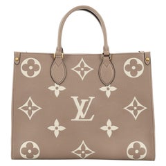 Louis Vuitton OnTheGo Tote Limited Edition Monogram Empreinte Giant GM at  1stDibs