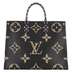 Louis Vuitton OnTheGo Tote Limited Edition Jungle Monogram Giant GM