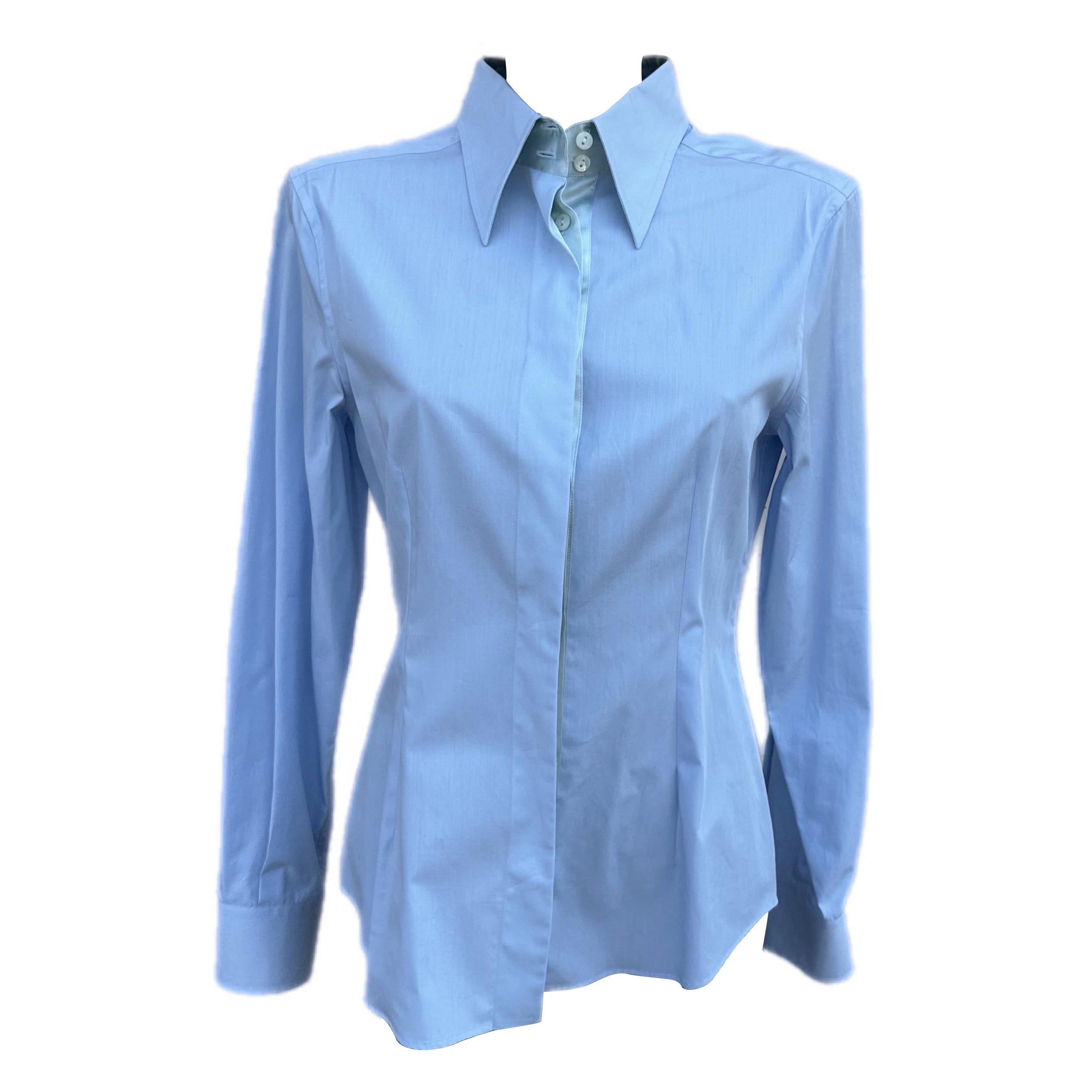 Camicia Dolce and Gabbana in seta e cotone For Sale at 1stDibs