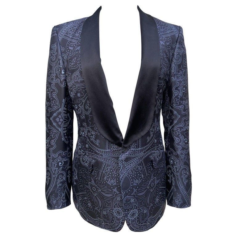 Louis Vuitton SS16 Black Beaded Pocket Jacket Silk Wool Acetate