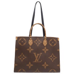 Louis Vuitton - Sac Onthego GM à monogramme inversé en toile