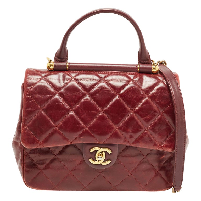 Chanel Coco Handle Small 19P Red Caviar Ghw Bag