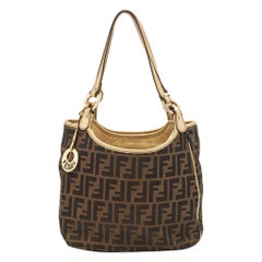 What Goes Around Comes Around Fendi Brown Zucca Grande Bag