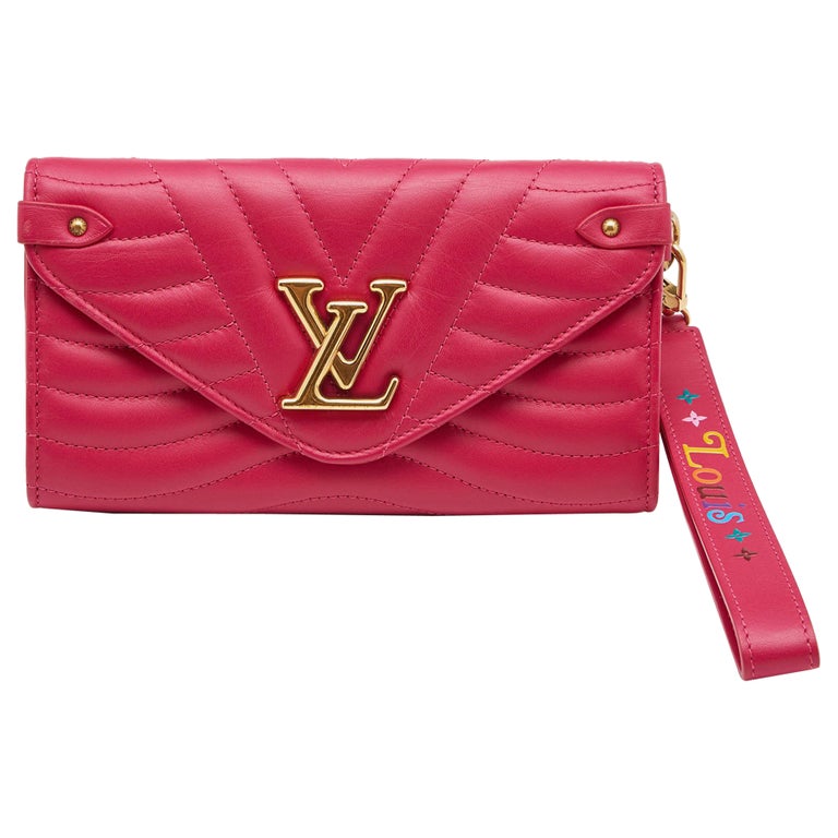 Louis Vuitton Red Leather New Wave Shoulder Bag