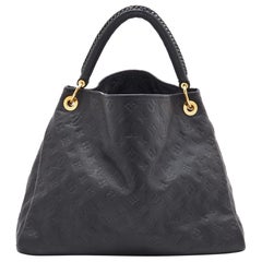 Used Louis Vuitton Bleu Infini Monogram Empreinte Leather Artsy MM Bag