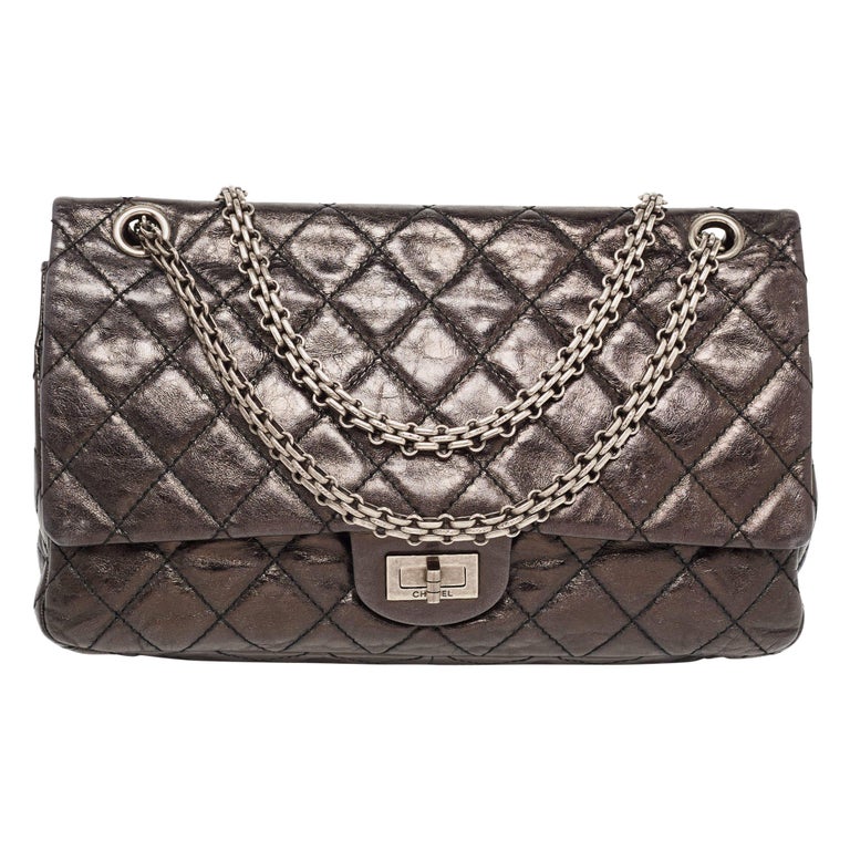 Chanel Black Classic Twist Crescent Flap Bag at 1stDibs