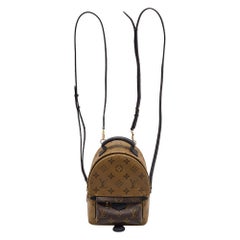 Louis Vuitton Monogram Reverse Canvas Mini Palm Spring Backpack