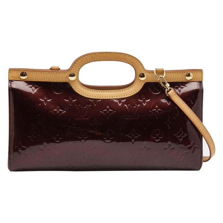Louis Vuitton Amarante Monogram Vernis Roxbury Drive Bag For Sale at 1stDibs