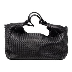 Retro Bottega Veneta Intrecciato Campana Nappa Hobo Large