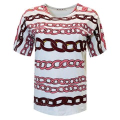 Marni Chain Print Cotton Top
