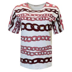 Marni Chain Print Cotton Top