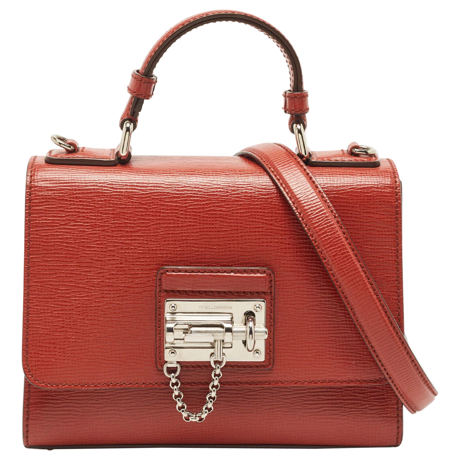 Dolce & Gabbana Small 'sicily' Bag in Brown