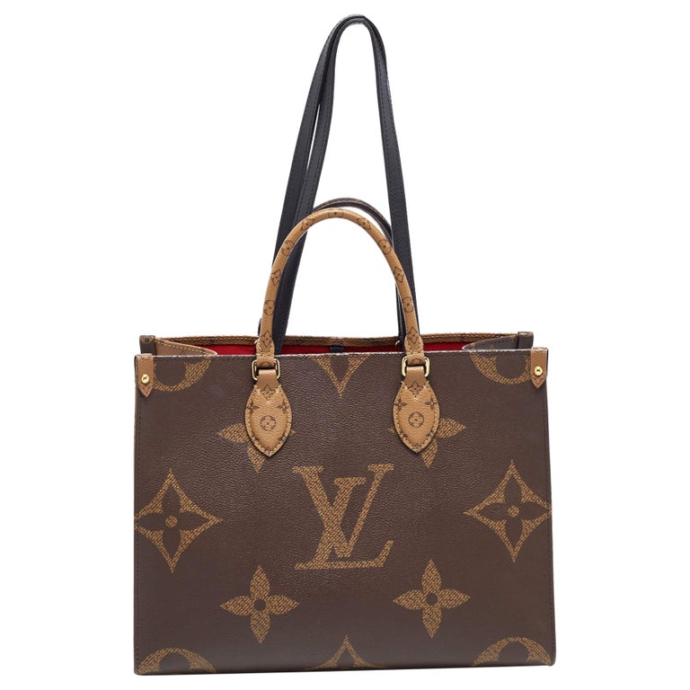 Louis Vuitton Monogram Fusain Neverfull Linen Tote Bag