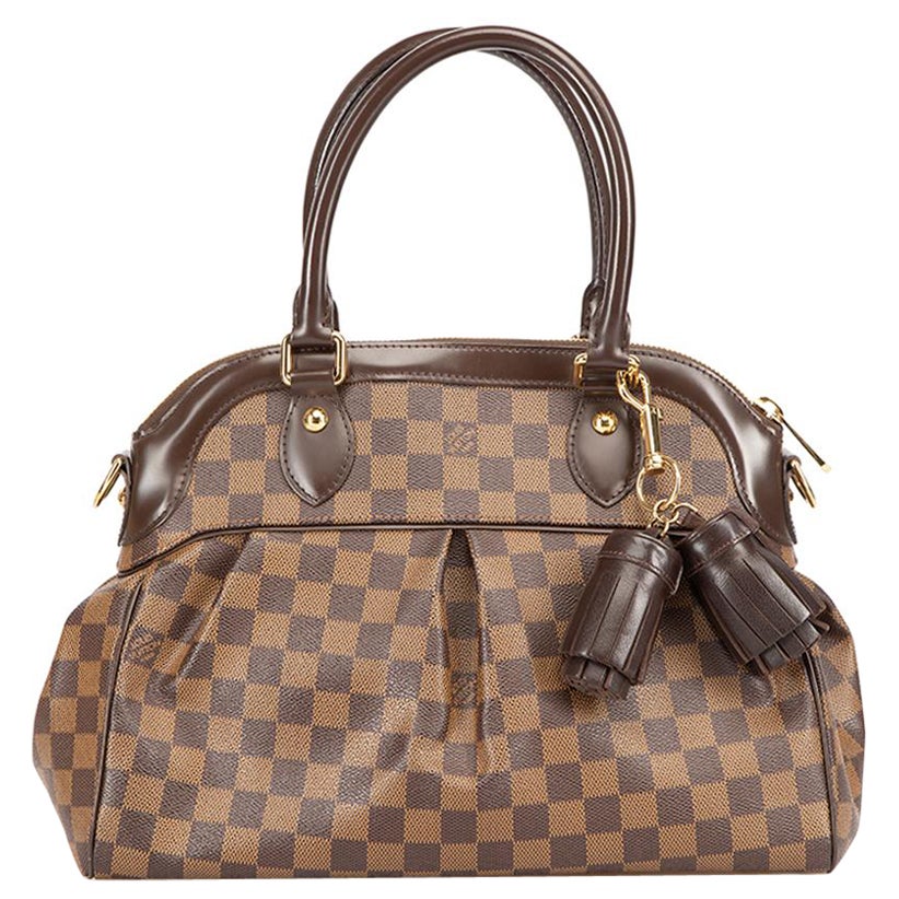 Louis Vuitton Women's Brown Damier Ebene Trevi Bag For Sale