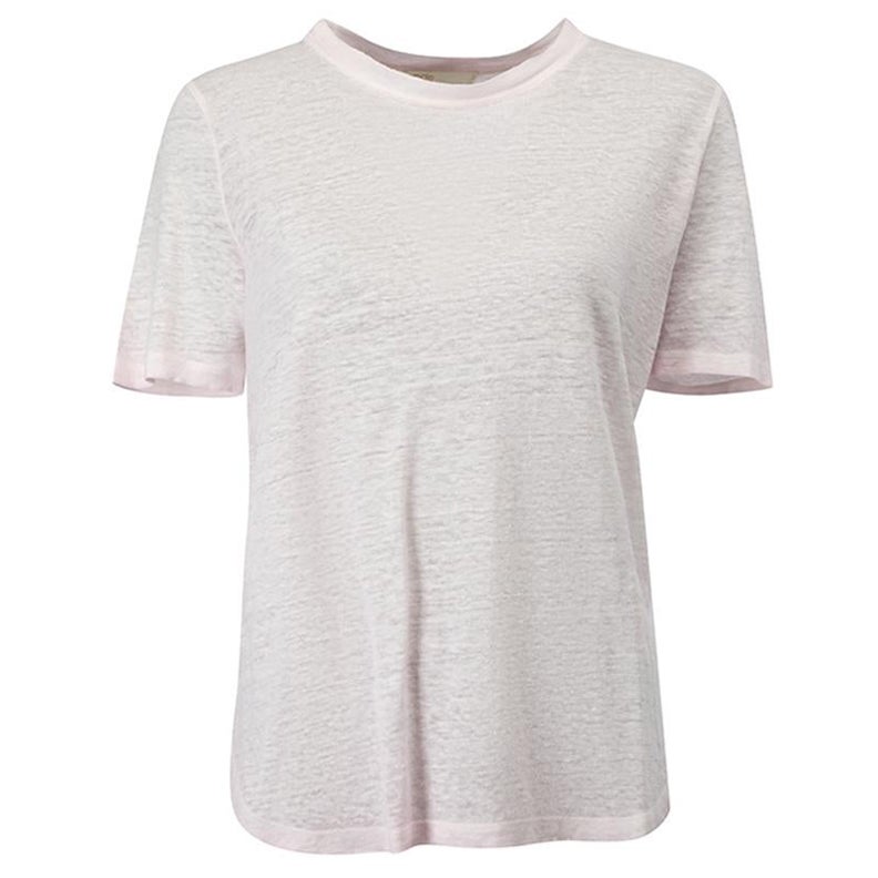 Pink Linen T-Shirt Size S For Sale