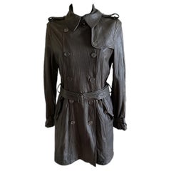 Trench in pelle Burberry