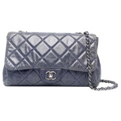 Chanel Blue Jean Leather Timeless Bag