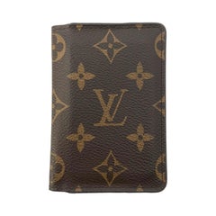 Louis Vuitton Pocket Organizer Blurry Monogram Brown in Coated  Canvas/Cowhide Leather - US