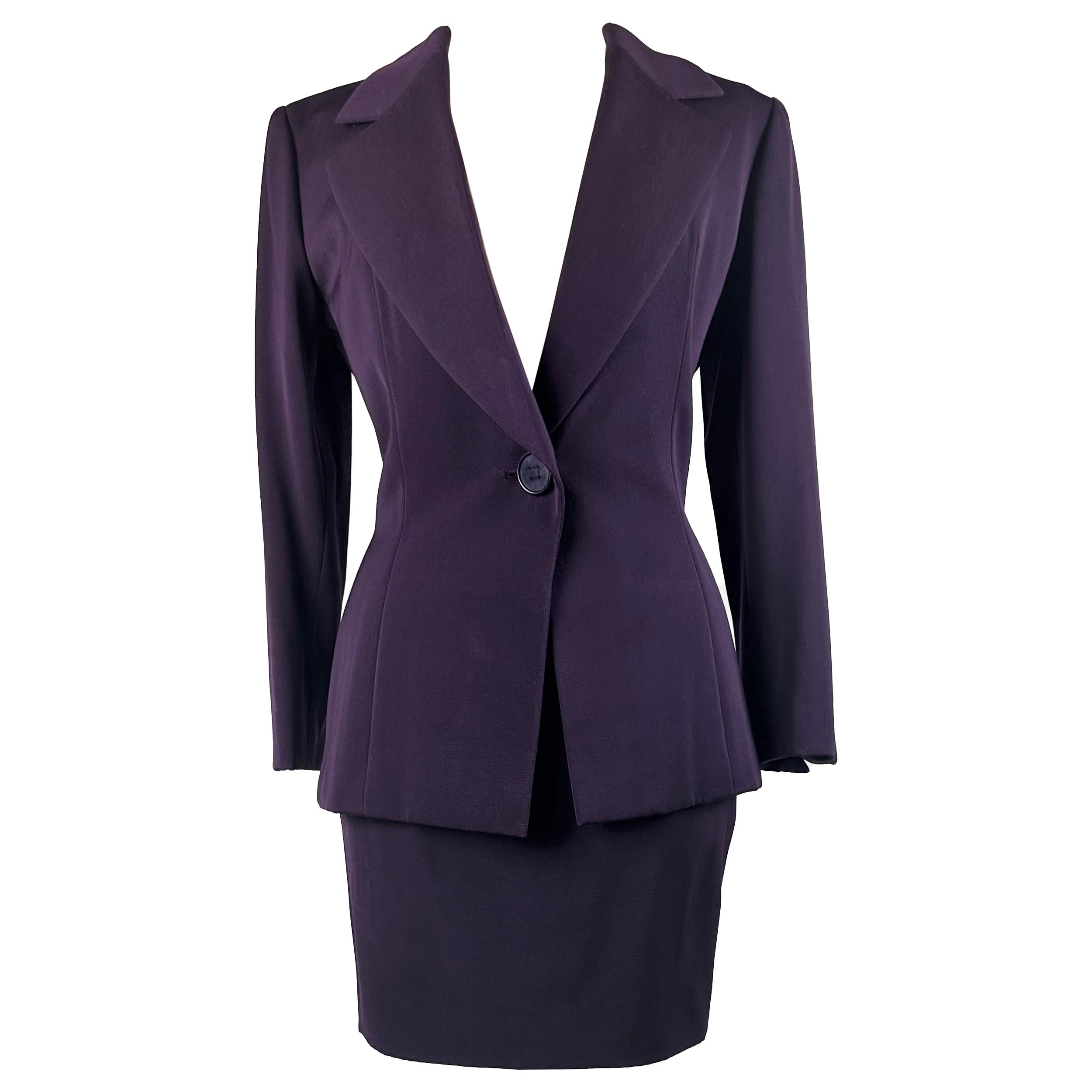 Skirt suit by Gianfranco Ferré for Christian Dior Haute Couture Circa 1995 For Sale