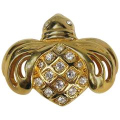 SWAROVSKI Crystal Bumble Bee Insect Bug Brooch Pin Never Worn 10