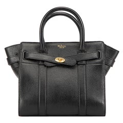 Mulberry Women's Black Leather Small Zipped Bayswater Bag