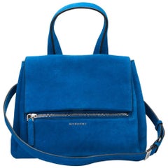 Used 2010 Givenchy Blue Azure Suede Pandora Pure