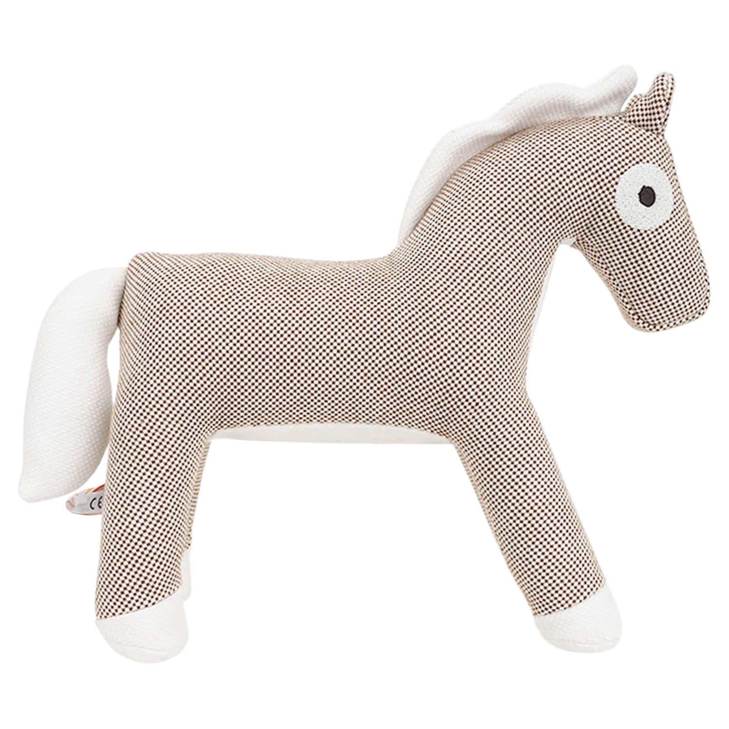 Hermes Honore Epopee Horse Plush Toy Naturel H Canvas