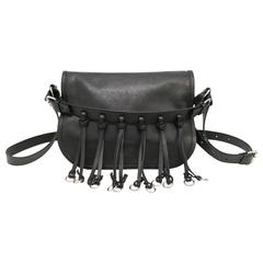 Balmain Black Saddle Bag