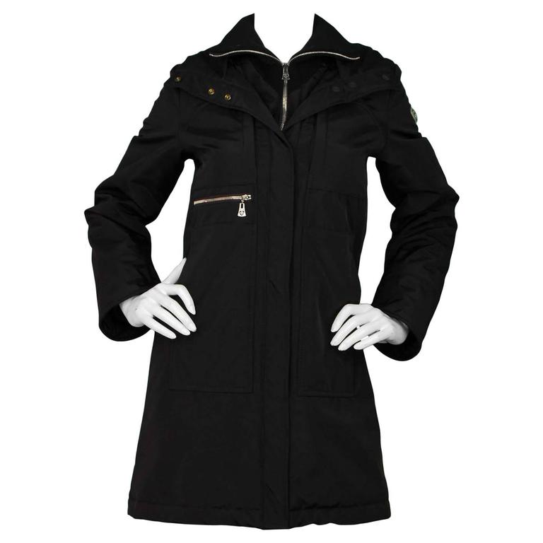 Postcard Black City Coat Sz 0 For Sale at 1stDibs postcard city coat