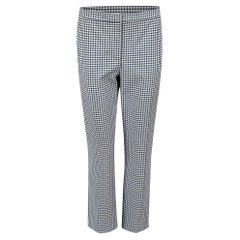 Blue & White Gingham Skinny Trousers Size XXL