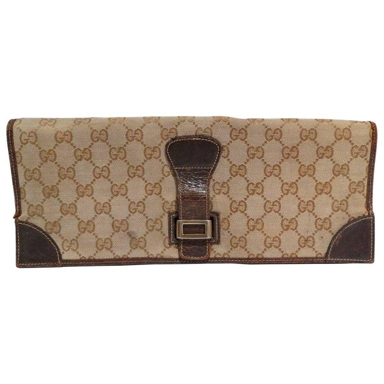 1970s Gucci Fold Over Clutch at 1stDibs | gucci 1970s