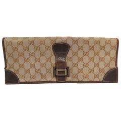 Vintage 1970s Gucci Fold Over Clutch 