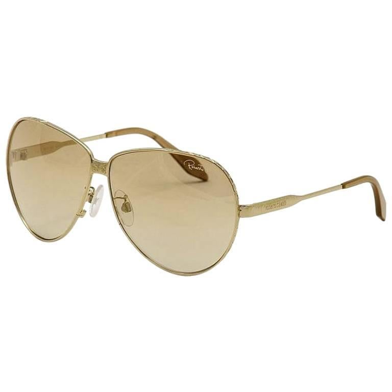 Roberto Cavalli Sunglasses Gold For Sale
